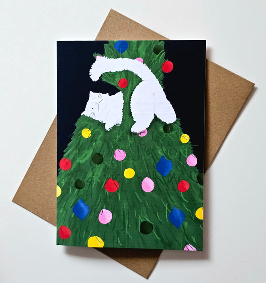 Borthole Christmas Greeting Card