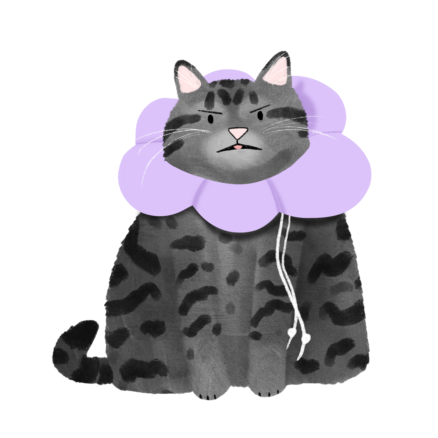 Angry Flower Sticker