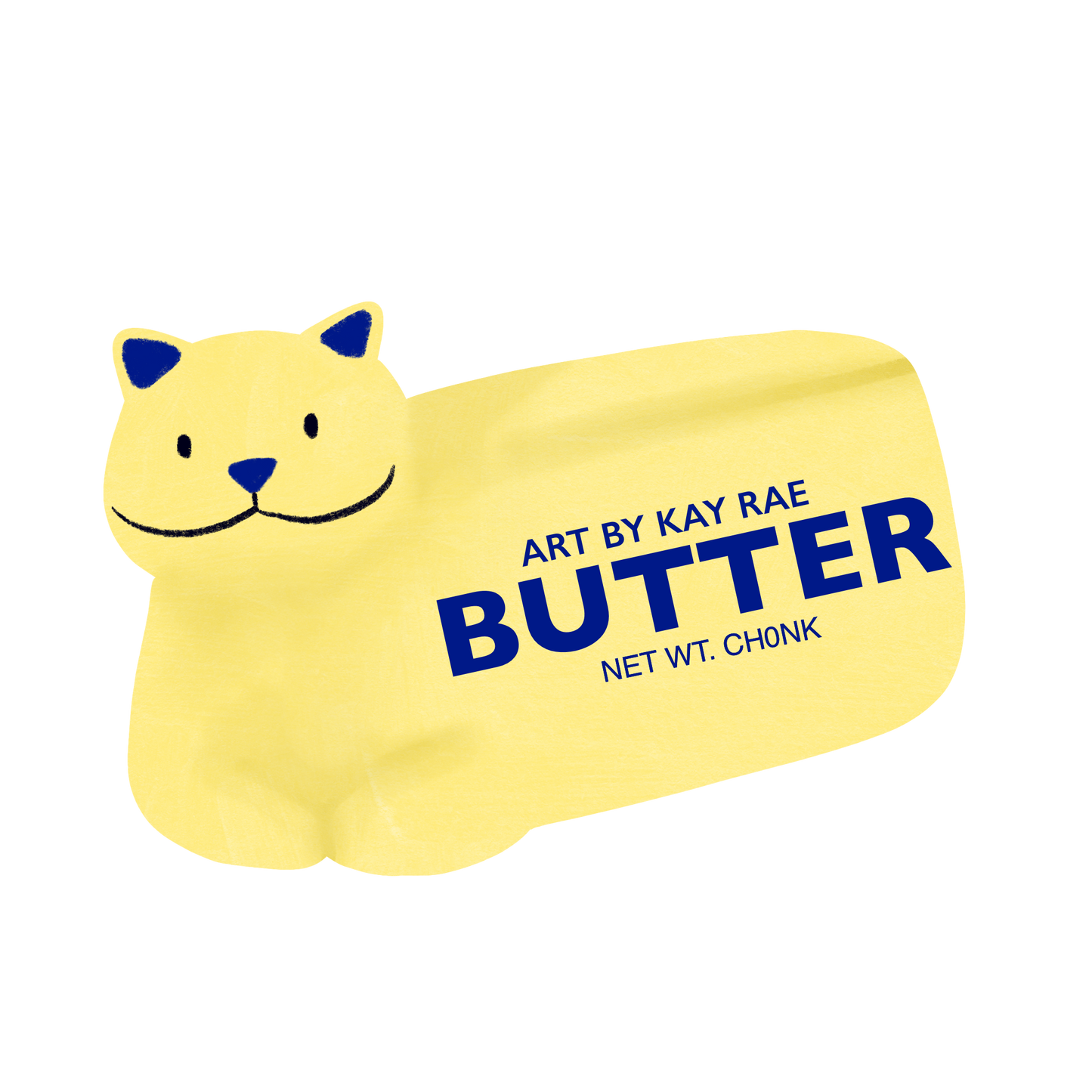 Butter Cat Sticker