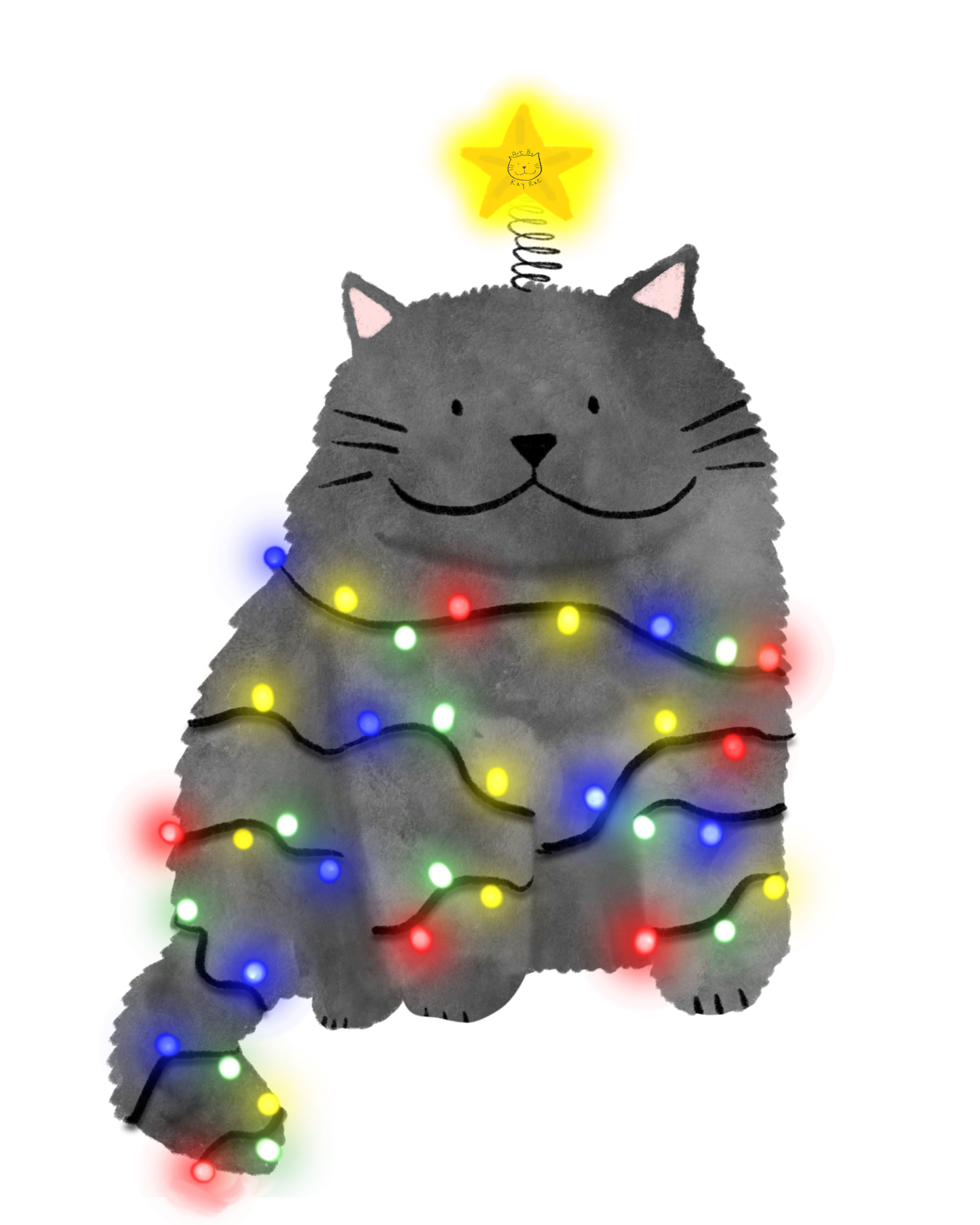 Catmas Tree Sticker
