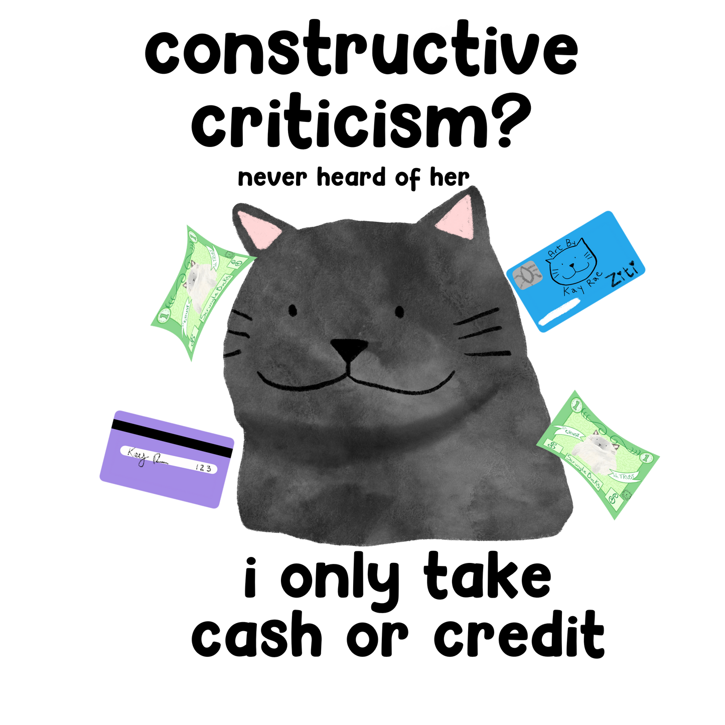 Constructive Criticism Sticker