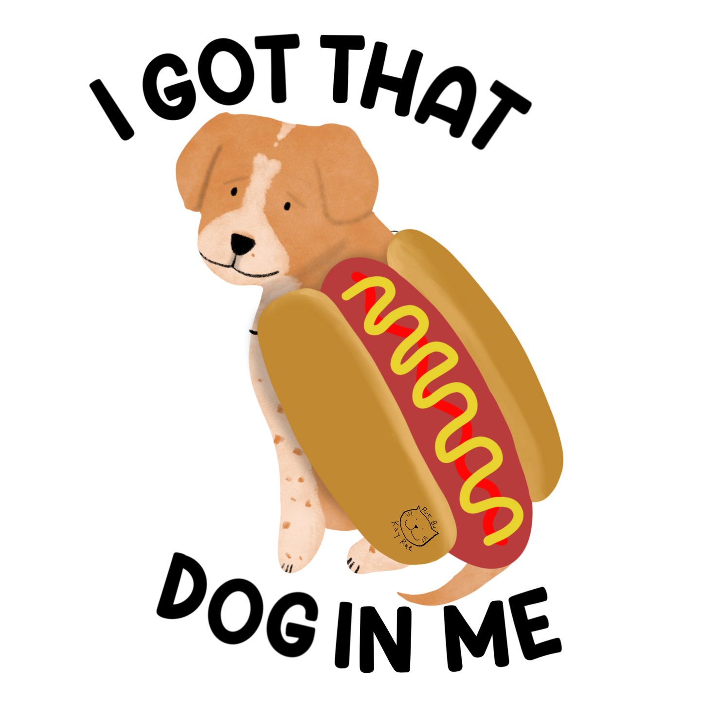 Dog In Me Sticker