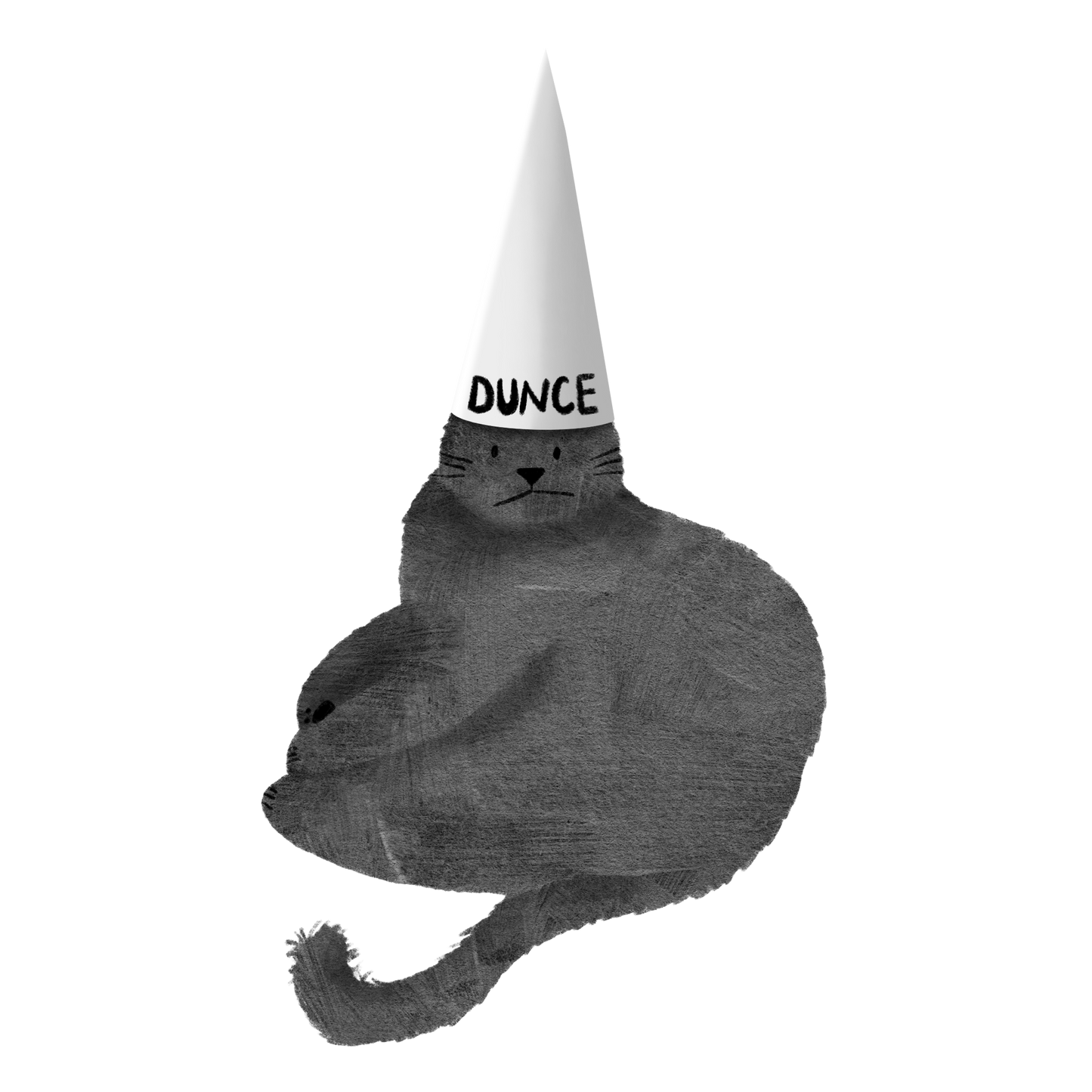 Dunce Sticker