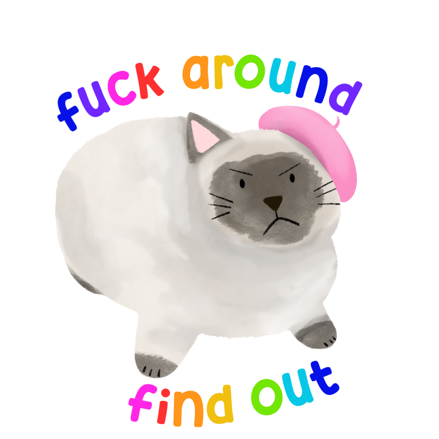 FAFO Bebby Mini Sticker