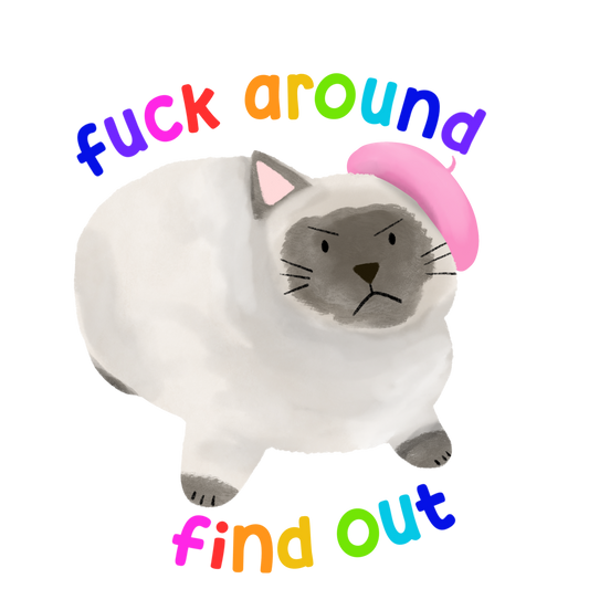 FAFO Bebby Mini Sticker