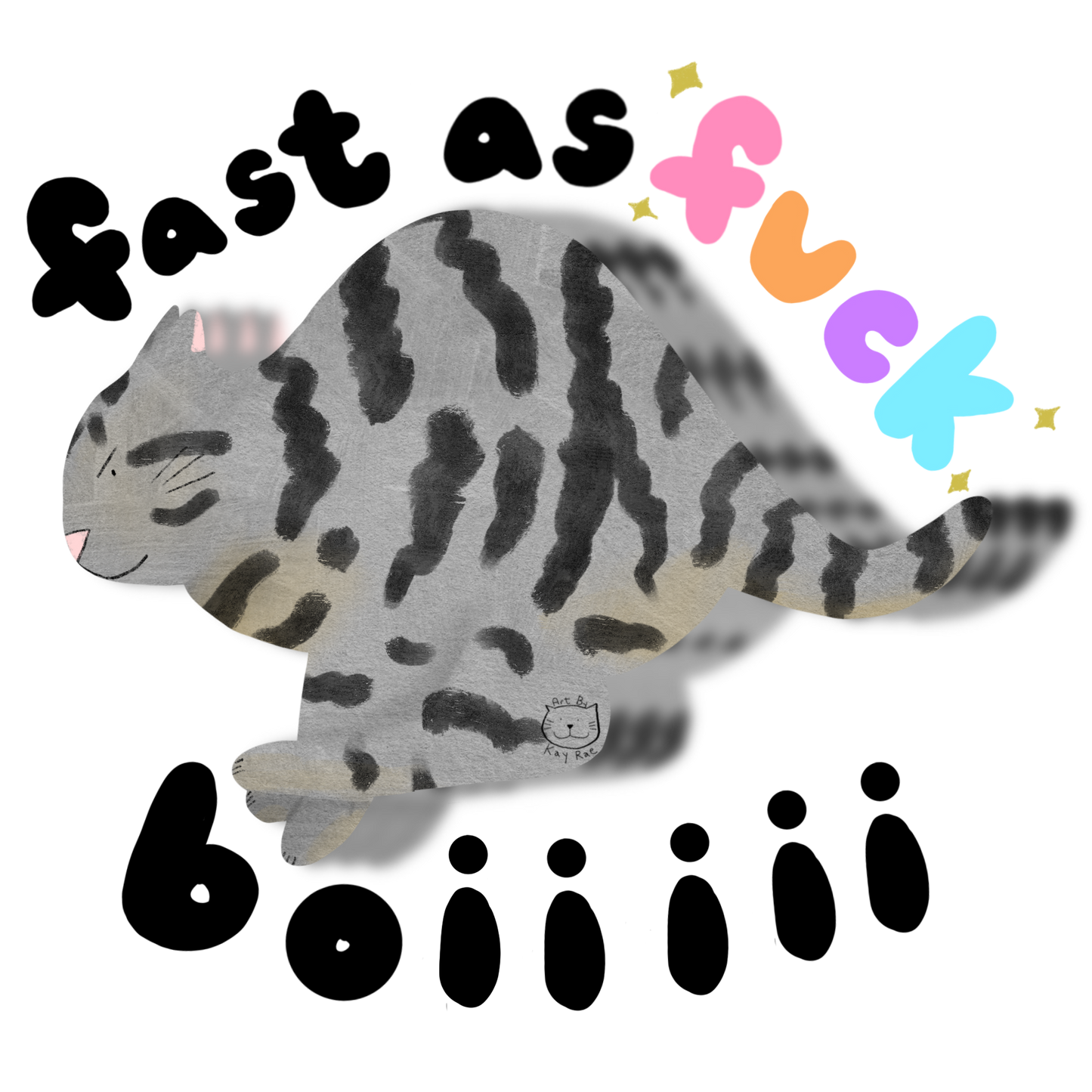 Fast AF Sticker