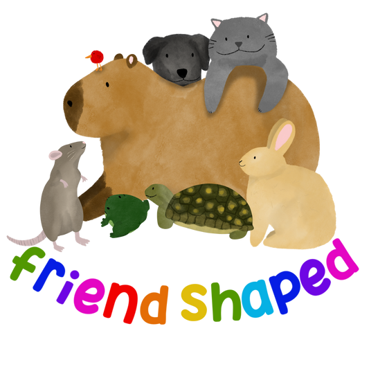 Friend Shaped Sticker