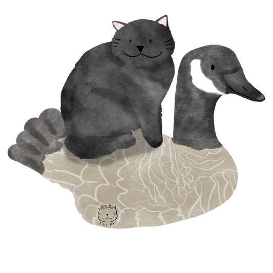 Goose Taxi Mini Sticker