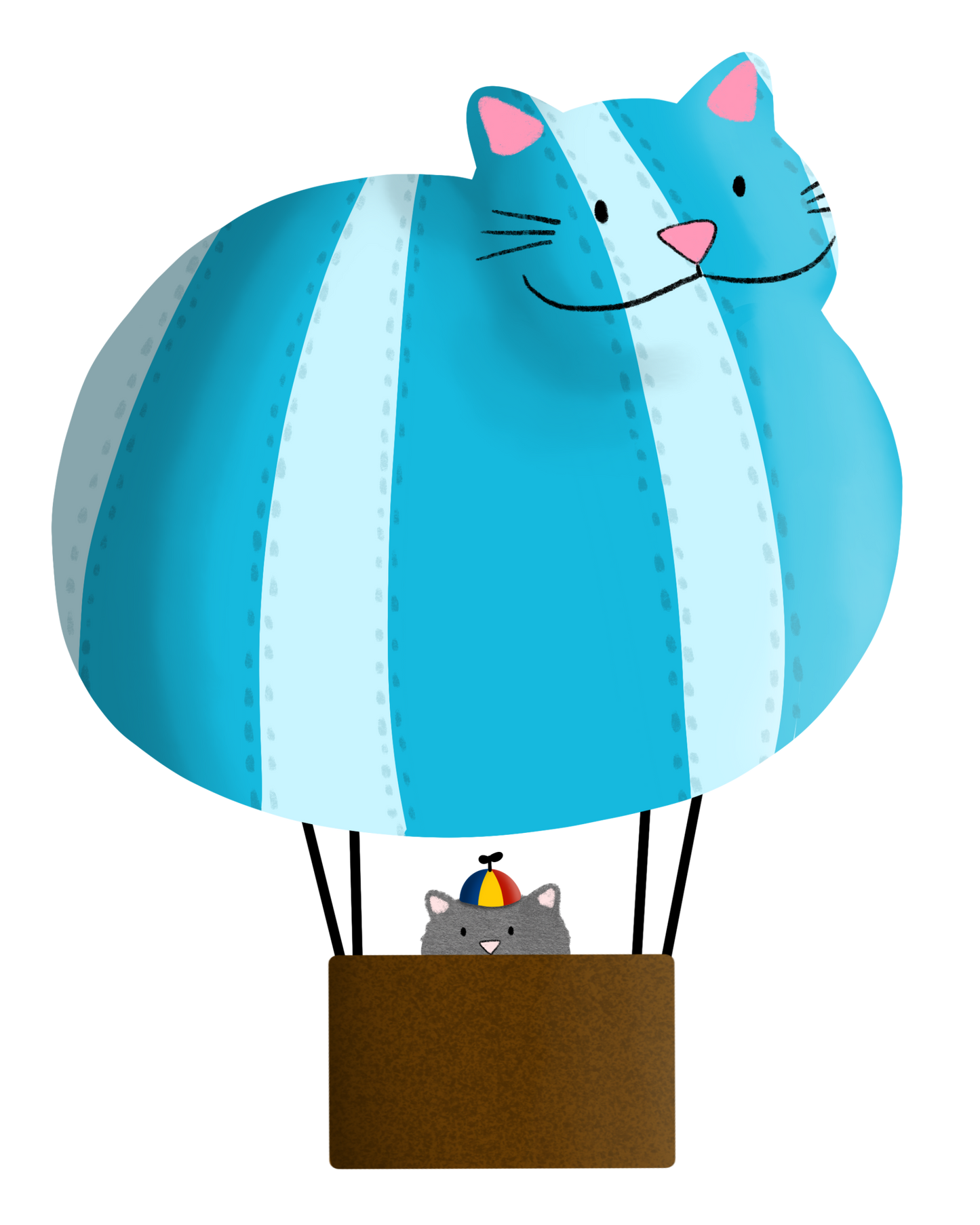 Hot Air Balloon Sticker