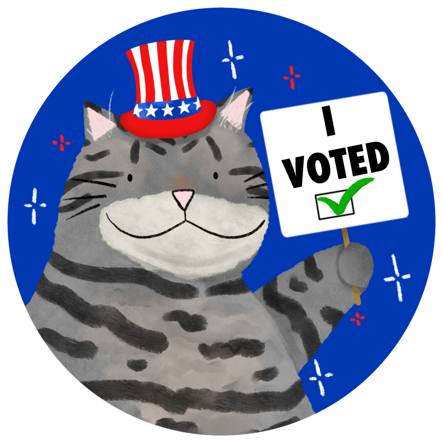 I Voted Mini Sticker