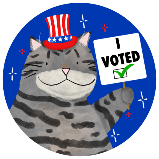 I Voted Mini Sticker
