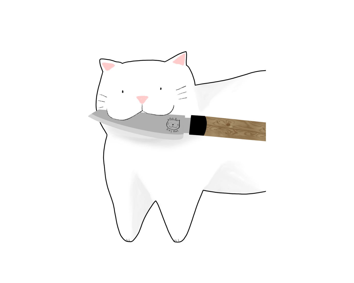 Knives Out Mini Sticker