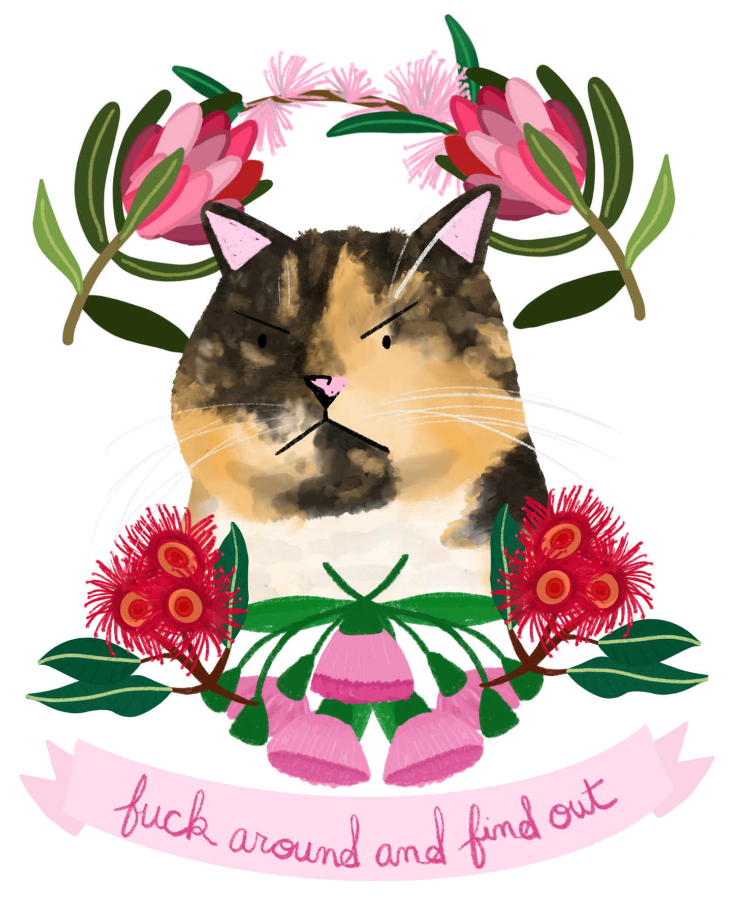 Flowery FAFO Sticker