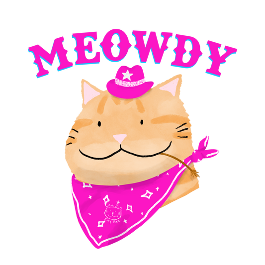 Meowdy Cowgirl Sticker
