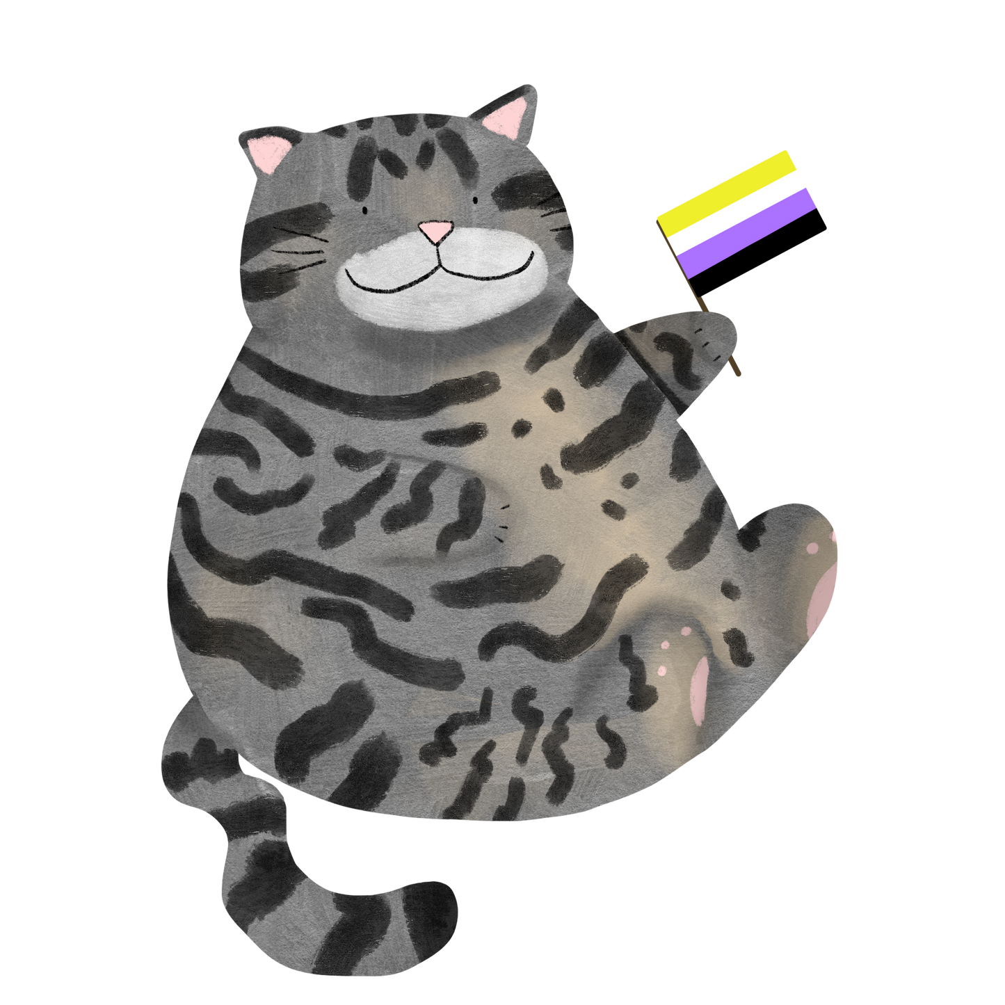 Nonbinary Flag Sticker