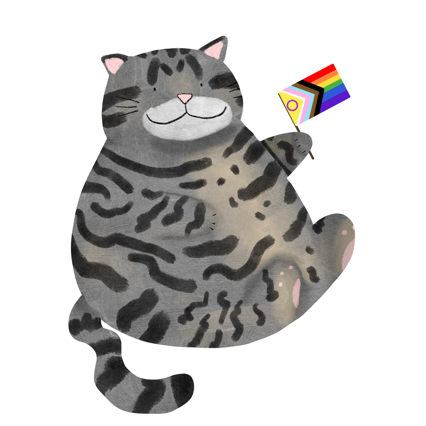 Progress Pride Flag Sticker