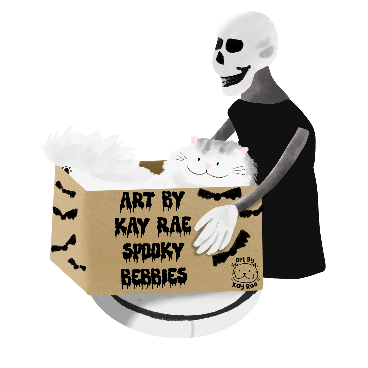 Spooky Roomba Sticker