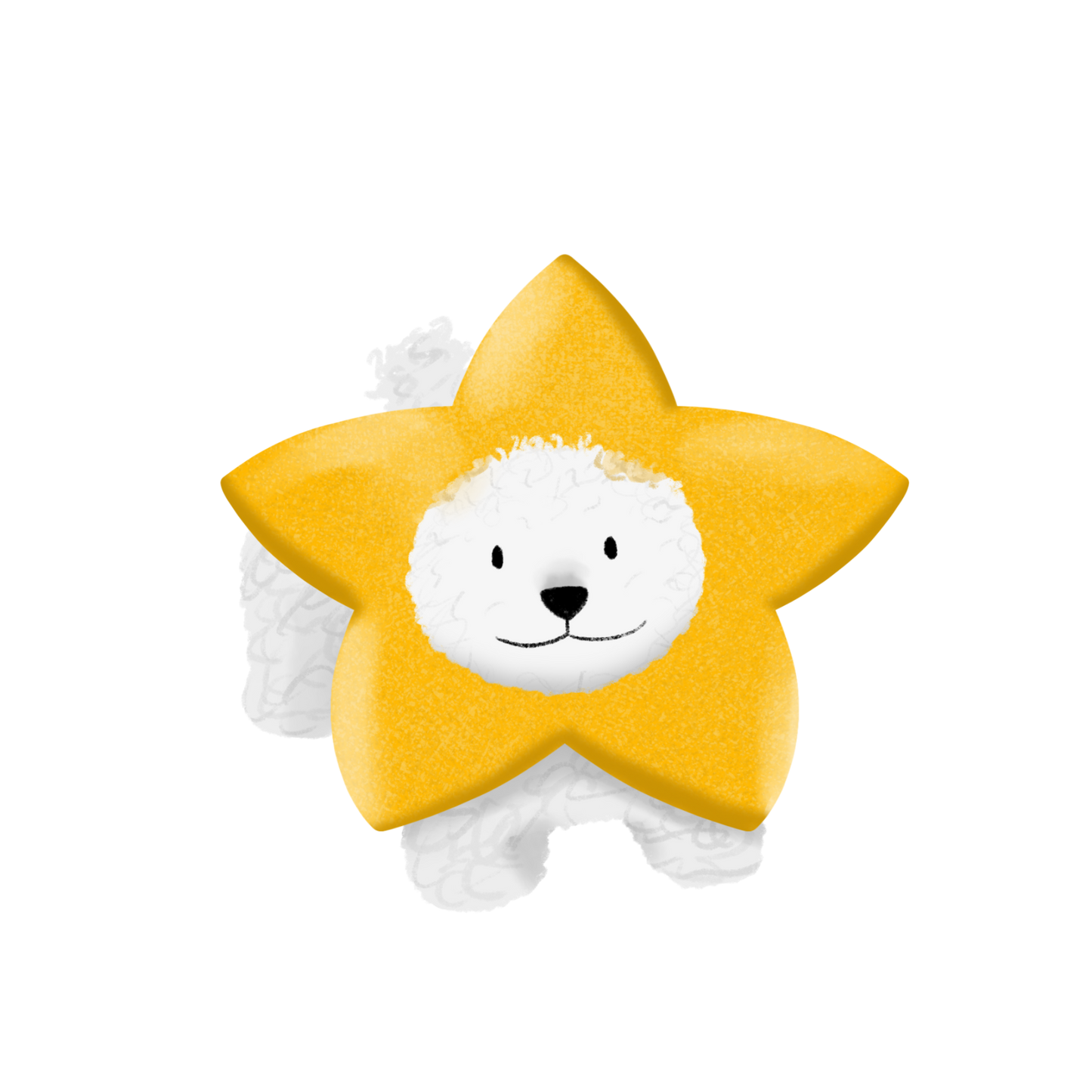 Toby Star Mini Sticker
