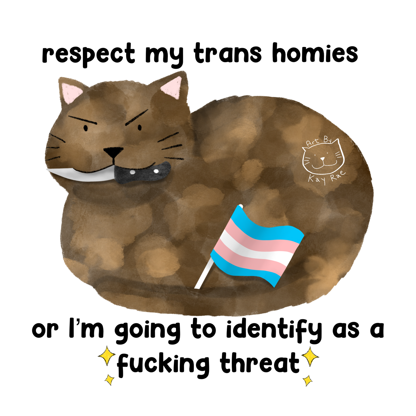 Trans Homies Stickers