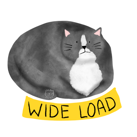 Wide Load Bumper Sticker
