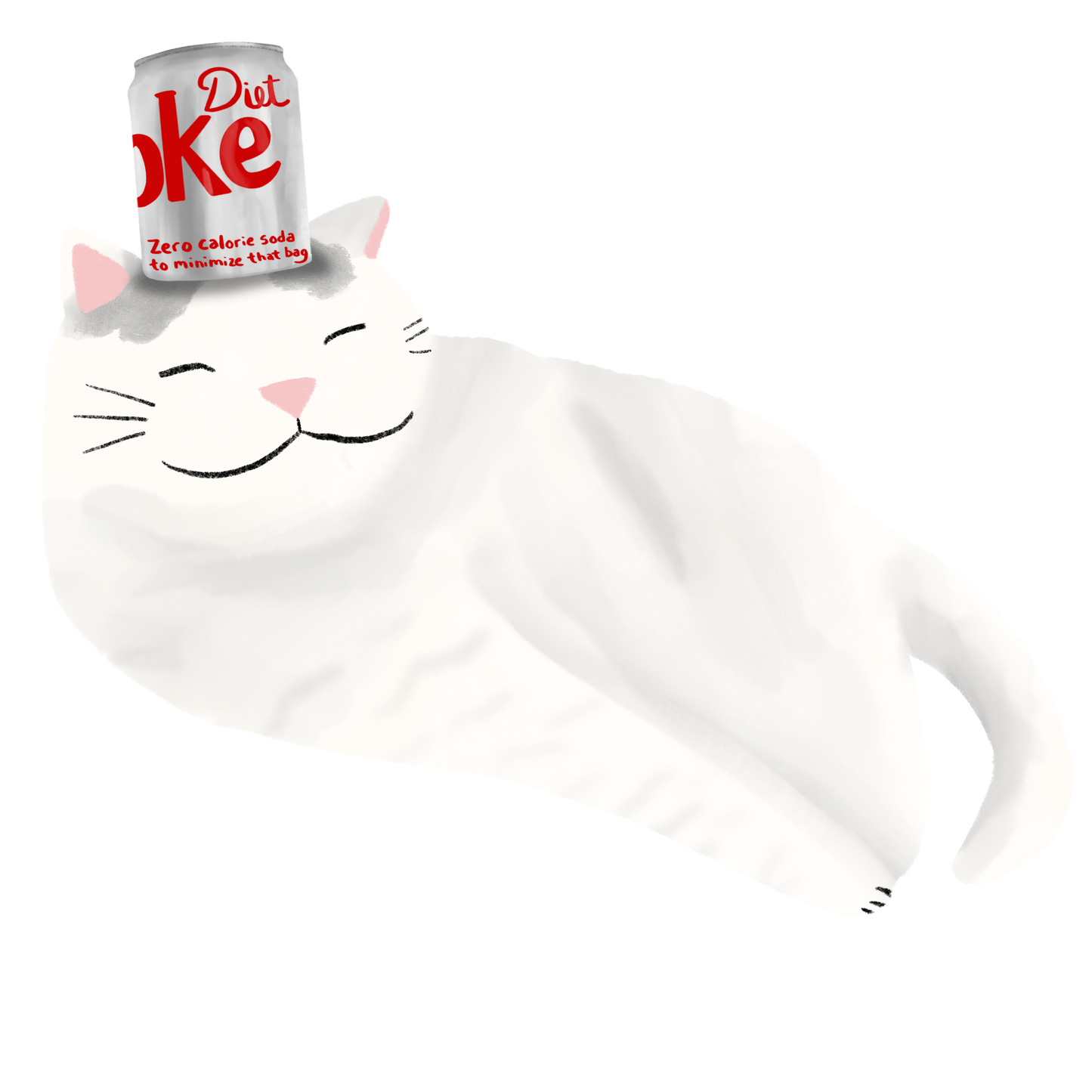 George Diet Coke Sticker