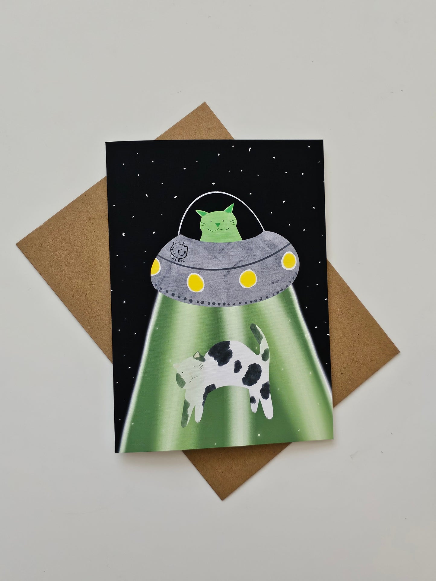 Alien Greeting Card