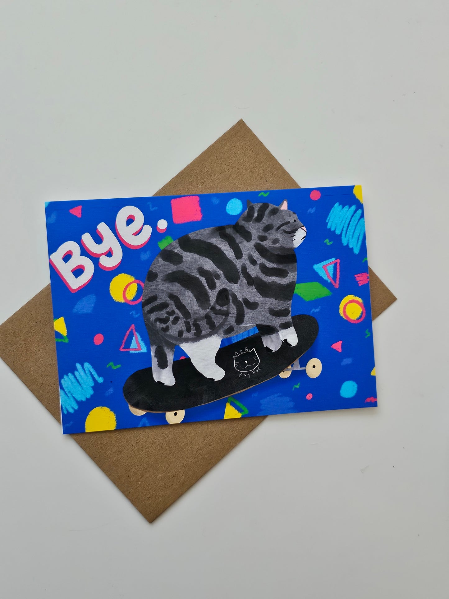 Bye Greeting Card