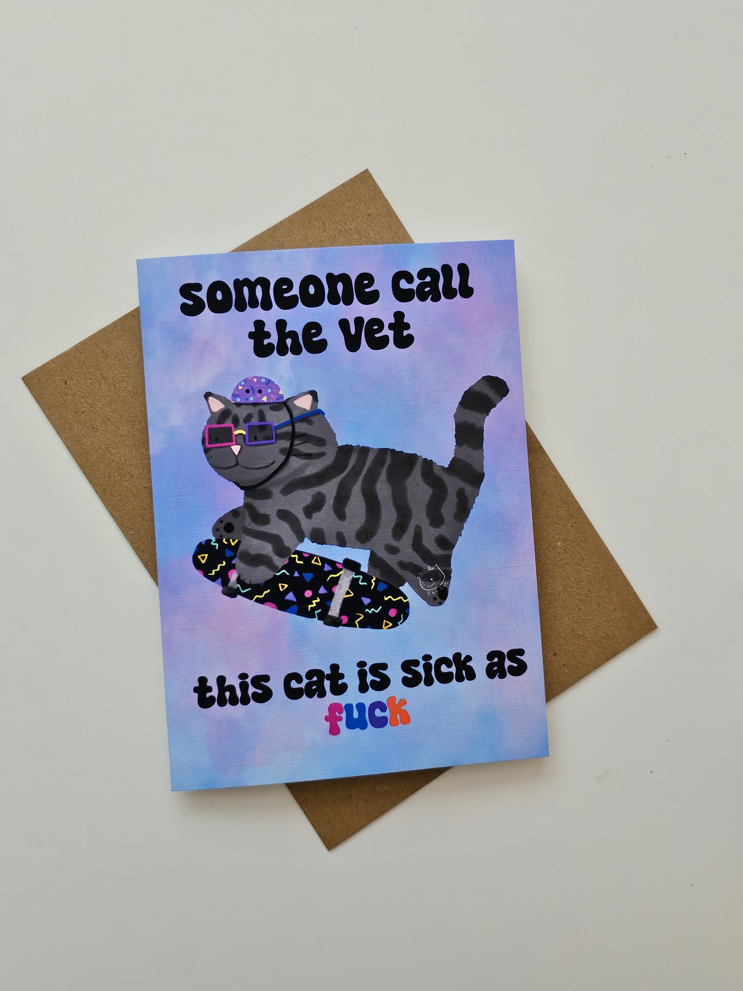 Sick AF Greeting Card