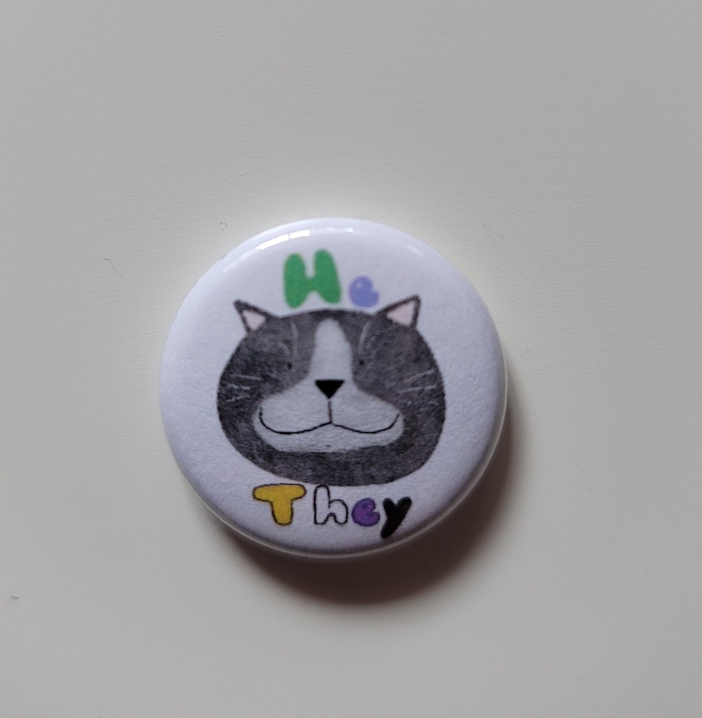 He/They Button