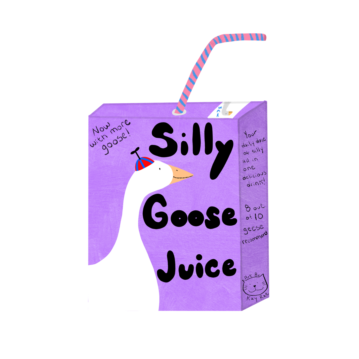 Silly Goose Juice Sticker