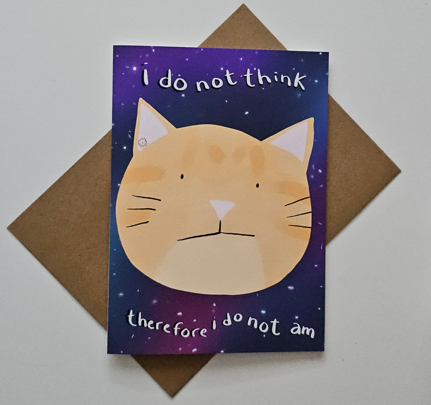 Do Not Think Greeting Card