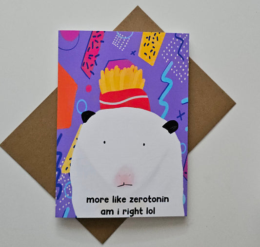 Zerotonin Greeting Card