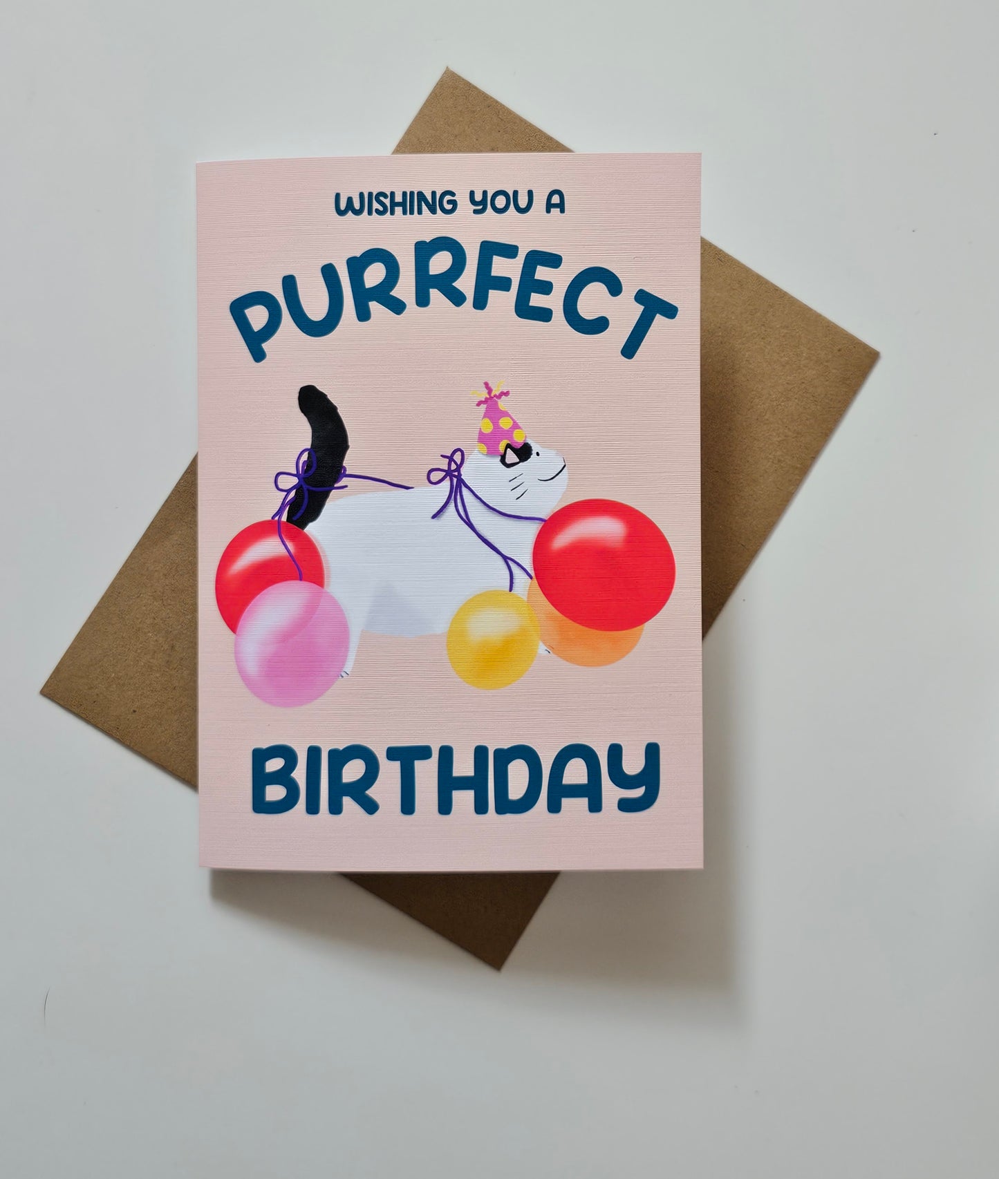 Purrfect Birthday Greeting Card