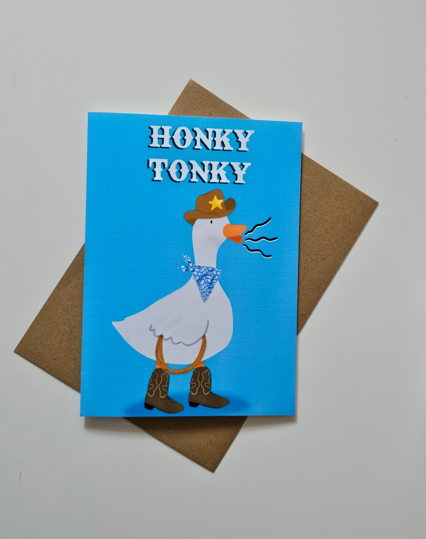 Honky Tonky Greeting Card