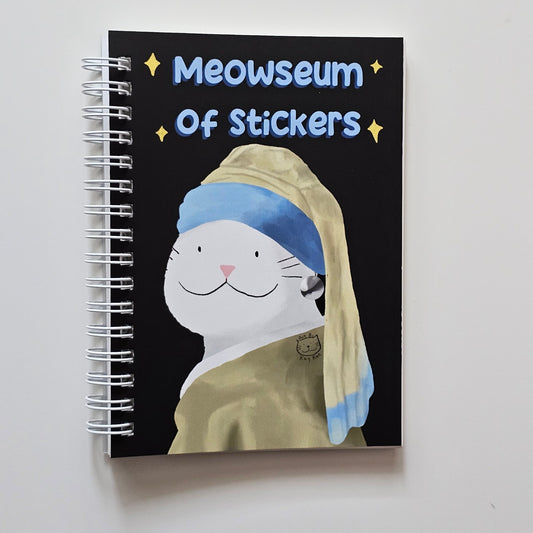 Meowseum of Stickers Reusable Sticker Book