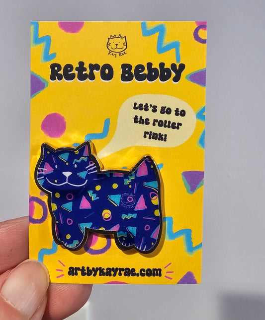 Retro Bebby Enamel Pin