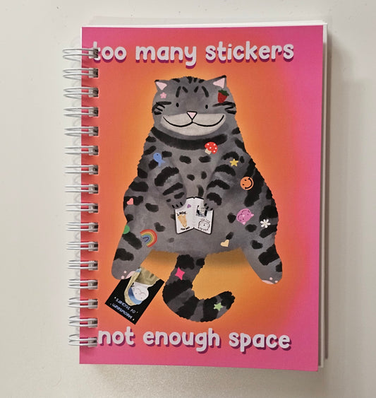 B-GRADE Too Many Stickers Reusable Sticker Book