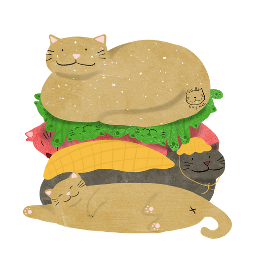 Cheesepurrger Sticker