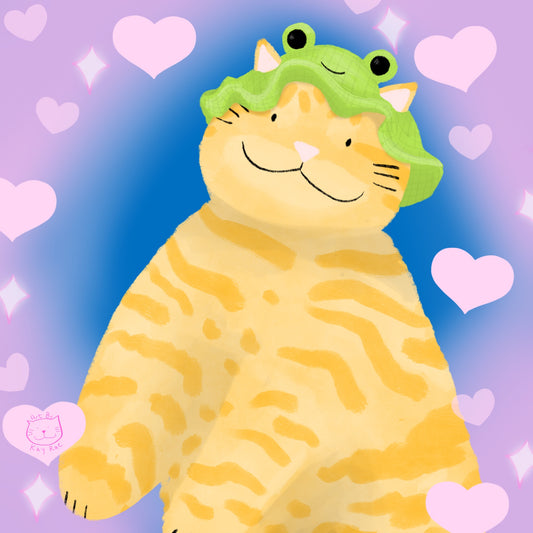 Another Frog Hat Bebby Sticker