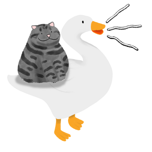 Chonk on a Honk Sticker