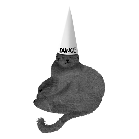 Dunce Sticker