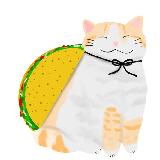 Eggs Taco Sticker