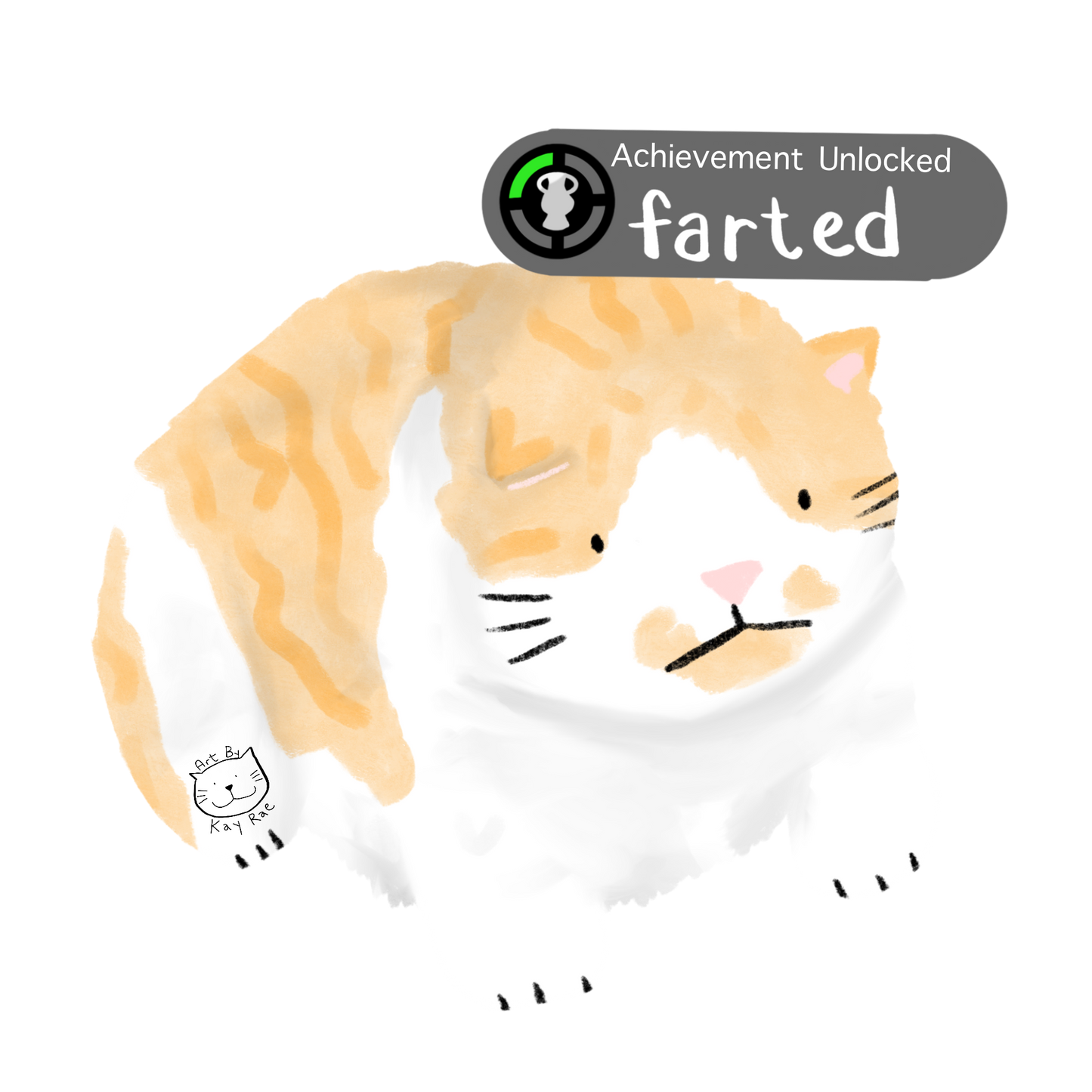 Farted Mini Sticker