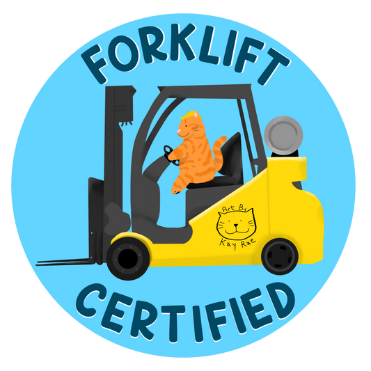 Forklift Certified Sticker