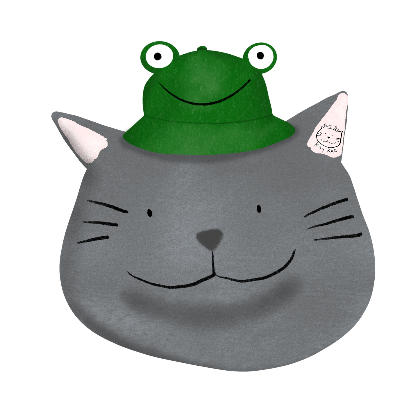Frog Hat Sticker