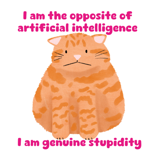 Genuine Stupidity Sticker