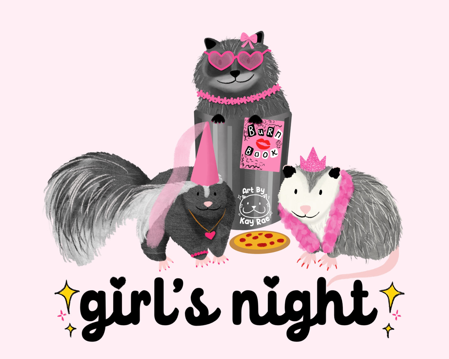 Girl's Night Print