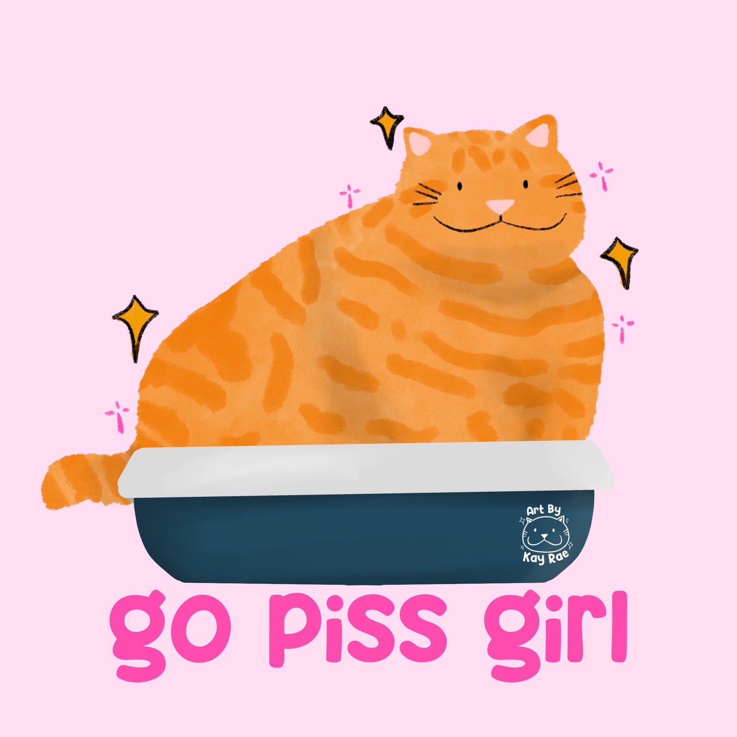 Go Piss Girl Print