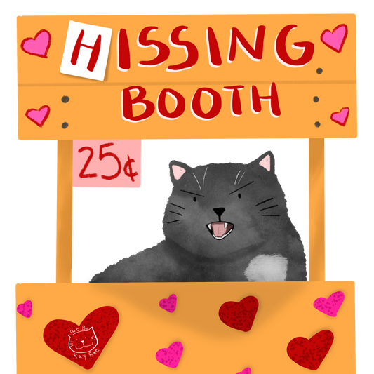 Hissing Booth Sticker