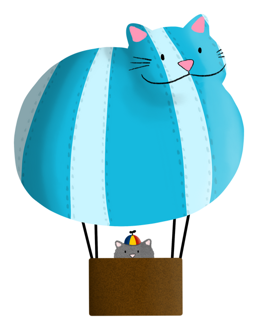 Hot Air Balloon Sticker